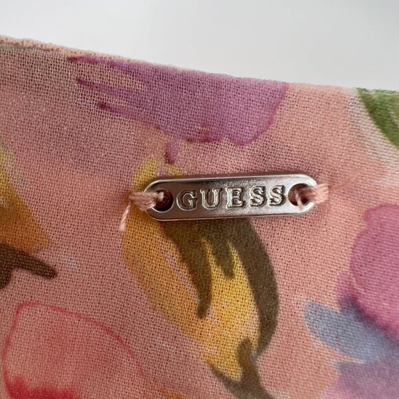 GUESS Darla Romper Summer Dreams Vapor Rose Floral Pink Size M - Picture 6 of 11